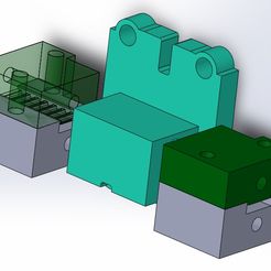 View1.jpg STL file Anycubic i3 Mega S X-Belt Tensioner MK.III・Model to download and 3D print, benspawn