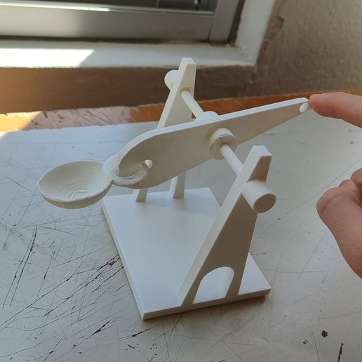 💭 Catapult, trebuchet - Catapult・ STL File for 3D printing・Cults
