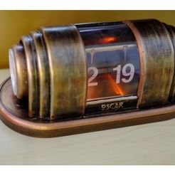 e0db489b76a624c4589222cabf637e70_preview_featured.JPG Бесплатный STL файл Art Deco Flip Clock (Bioshock)・Дизайн 3D принтера для загрузки