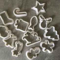 christmas-cookie-cutters-pack.jpg STL file Christmas Cookie cutters 13pcs pack・3D printer model to download, Ondrej-Sraitr