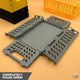 Folds-Open.jpg 3D Printable Stackable Foldable Storage Crate