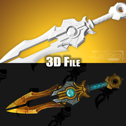 Sunblade04.png Fichier 3D Sunblade World of Warcraft Fichier STL・Modèle à télécharger et à imprimer en 3D