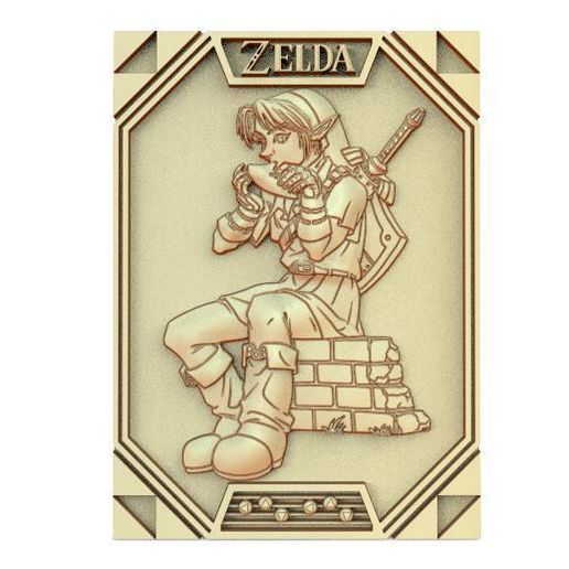 Zelda link CNC 3 - 3D model önizlemesi