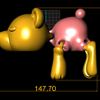 Dimension.png Ice Cream Bear – Cute Stylized 3D Printable
