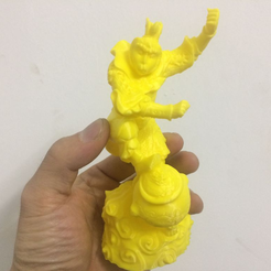 Capture d’écran 2017-01-10 à 11.13.11.png Free STL file Monkey King・Object to download and to 3D print