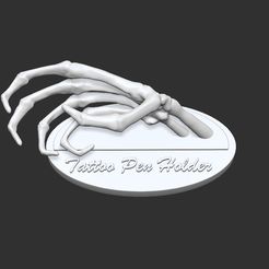 ZBrush-Document-1.jpg Fichier STL Porte-stylo pour tatouage・Modèle à télécharger et à imprimer en 3D