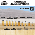 comp-ammo-1.png Set of Handgun cartridge - 357 and 44 magnum - 22LR -50 AE -etc...