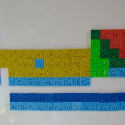 periodic_3.jpg Free 3D file Periodic Table Magnet set・Model to download and 3D print