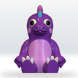 Spike1.png Spike The Amazing Digital Circus 3D Model Stl file 3mf Multicolor No support Fanart
