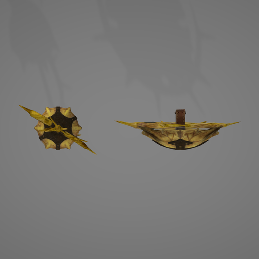 👹 MONSTER HUNTER WORLD GOLD RATHIAN SWORD AND SHIELD・ STL File for 3D ...