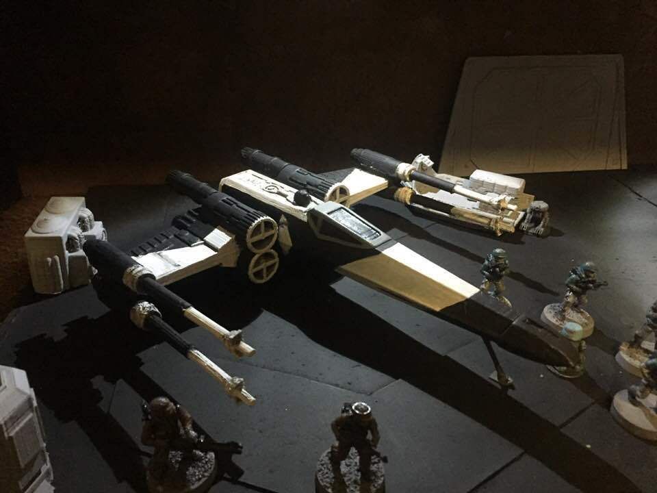 free stl file x wing star wars legion scale model to download and 3d print cults