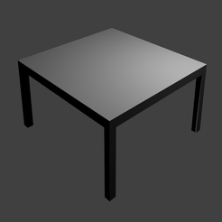 Table.png Free STL file Basic Table・3D print design to download