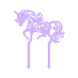 UNICORNIO 2.stl TAMPA DE UNICÓRNIO