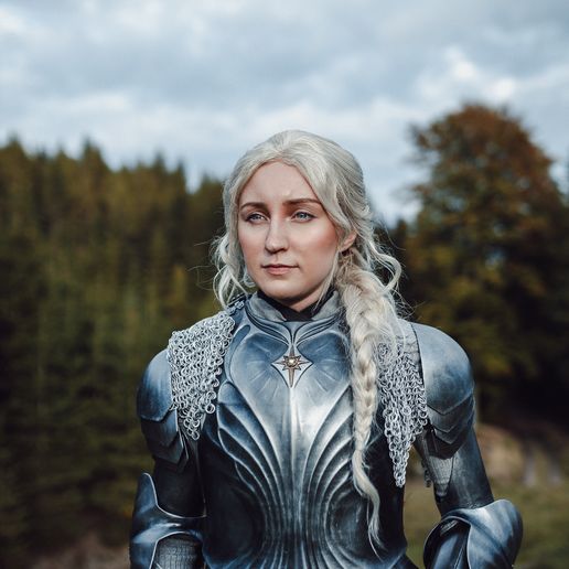 🧝 Galadriel armor - Rings of Power・ 3D File for ・Cults
