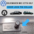 1,286_20260224_195326_0006.png VW Wolsburg Logo Door Lock Collar Ring Secure Door for PIN Volkswagen Jetta/Golf Mk3 – STL File (9 designs sold separately)