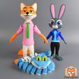 Zootopia_14.jpg Judy Hopps, Nick Wilde and Gary