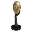 0001.png Abstract Art Face Statue Masks Luxury Home Decor Thinker