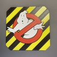 IMG_4119.jpg Ghostbusters Striped Hazard Coasters