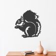 5.jpg squirrel DXF FOR LASER CUT, AND 3D PRINT STL FILES