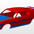 front.png ford mustang 1971 body shell for 1:10 rc car stl for 3d printing