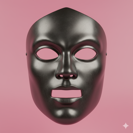 festival mask STL, killer mask STL, post apocalyptic mask STL, front face mask STL, cosplay mask STL, knight mask STL, cosplay face mask STL, orc mask STL, werewolf mask STL, comic style mask STL, 3D printed mask, no support mask STL, mask display STL, ho