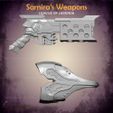 13.jpg Samira Weapon From League of Legends - Fan Art 3D print model