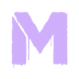 M logo.stl METRO logo & keychain