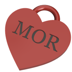 MOR-v1.png MOR Heart Keychain