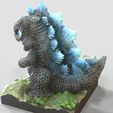 Chibi-Godzilla.735.jpg GODZILLA -CHIBI VERSION -FANART- tokusatsu CARICATURE -3D PRINT MODEL