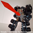 vorpal1.png Vorpal Saber / Star Saber for Transformers Figures