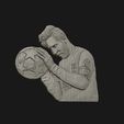 05.jpg Leo Messi Relief sculpture 3D print model