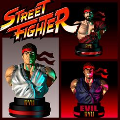 InCollage_20231026_000356724.jpg RYU 3 PACK STREET FIGHTERS BUST VERSION