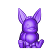 Pokemon-Chibi Eevee (EASY PRINT NO SUPPORT) by SnapPrint3D_SuperCrazyPrints  - MakerWorld