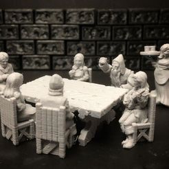 bd9e958cd60863f318d4169e4dd56e45_preview_featured.jpg Бесплатный STL файл Townsfolke: Tavern Patrons (28mm/32mm scale)・Объект для скачивания и 3D печати