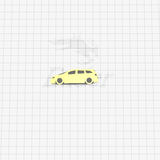 Dodge Journey Keychain 3D model