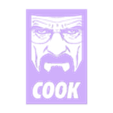 cook (1).stl COOK Walter White From Breaking Bad poster