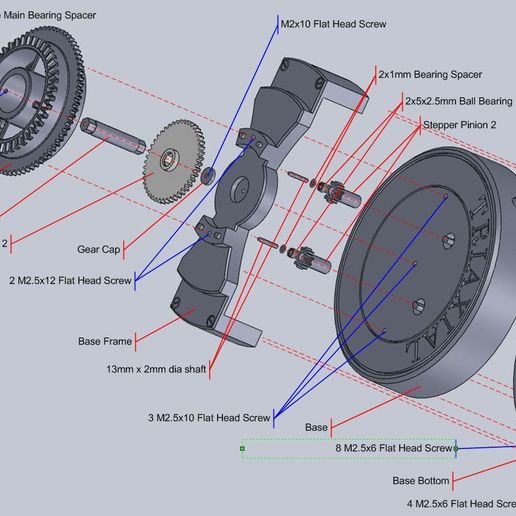 Base Assy Explode A Annotated.JPG Трехосный моторизованный