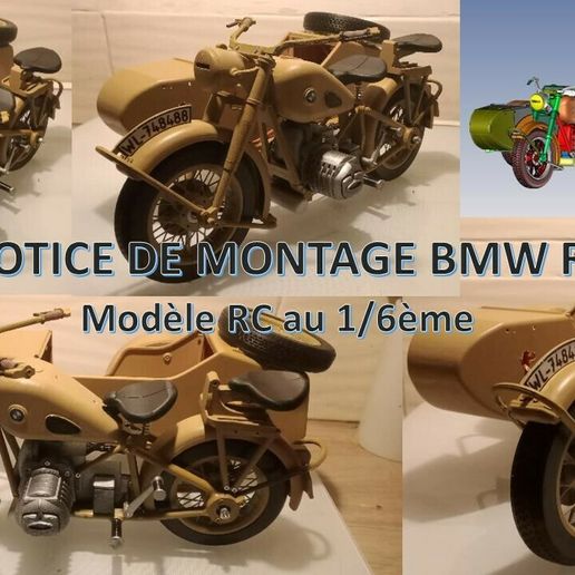 👽 ASSEMBLY INSTRUCTIONS BMW R75 RC・Free STL File for 3D printing・Cults