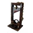 Guillotine-painted-miniature-from-Mystic-Pigon-Gaming-8-min.jpg Gallows Stocks And Guillotine Tabletop Terrain Set
