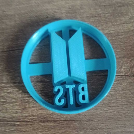 🍪 Cookie Cutter BTS Music K Pop Logo・ STL File for 3D printing・Cults