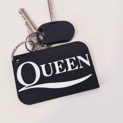Queen-I-Print.jpg Keychain: Queen I