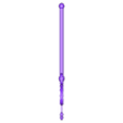 3_magenta_gubbyprettyprincess_cane.stl Gubby 3D print Forsaken