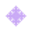 fracpyramid.stl Fichier STL gratuit OpenSCAD dans un Tweet (3 en 1)・Plan pour impression 3D à télécharger