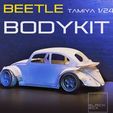 a2.jpg 3D file Tamiya Beetle BODYKIT For TAMIYA 1/24・Template to download and 3D print