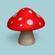 r0.png Cogumelo de jardim Chave secreta Esconderijo STL - Decoração exterior