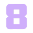 8.stl TRANSFORMERS Letters and Numbers | Logo