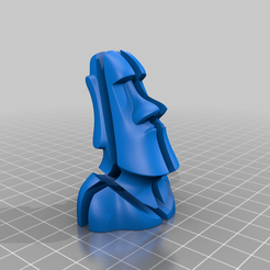 Free STL file Emoticon moai 🗿・3D printing template to download
