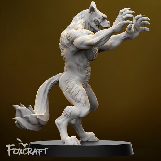STL file Werewolf - Grasping 🐺 ・3D printable design to download・Cults