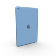 1.png Apple iPad 10.2 inch (9th Gen) Blue Color - Sophisticated Tablet 3D Model