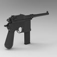 Mauser-C96-semi-automatic-pistol.jpg Mauser C96  semi-automatic pistol